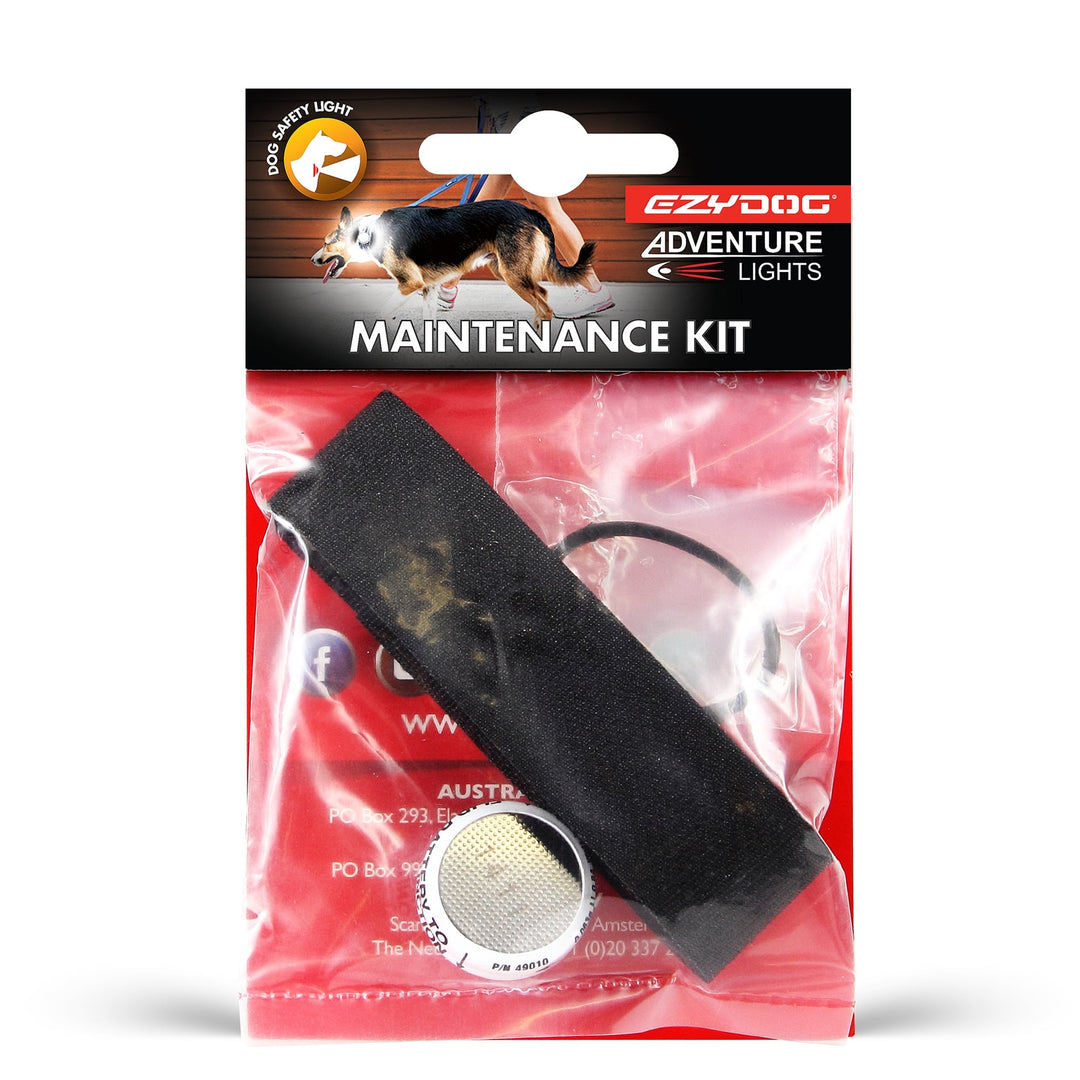 The Ezydog Adventure Light Maintenance Kit in Black#Black