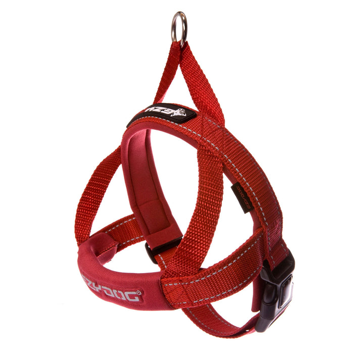 The Ezydog Quick Fit Harness for Dogs in Red#Red