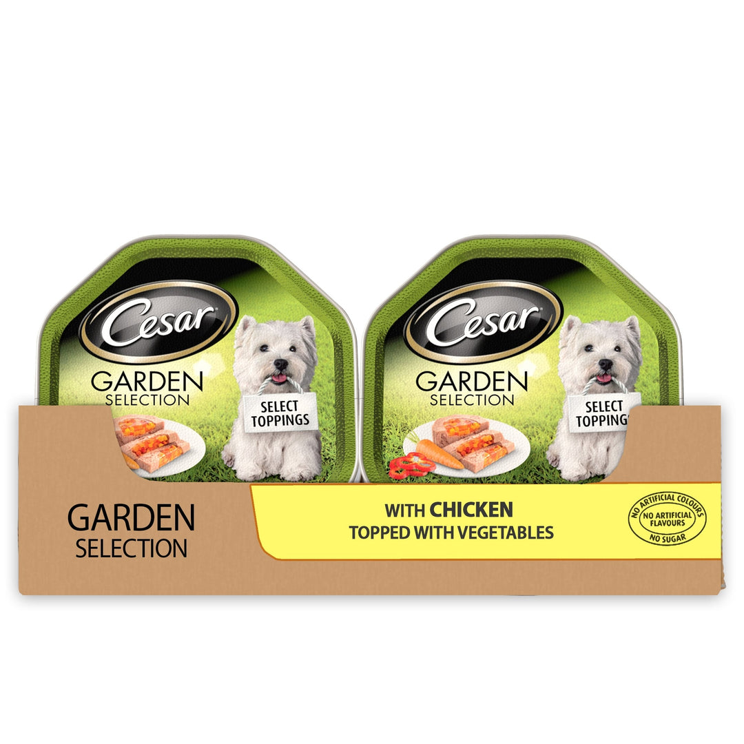 Cesar Garden Selection for Dogs with Chicken & Vegetables Multipack 14 x 150g