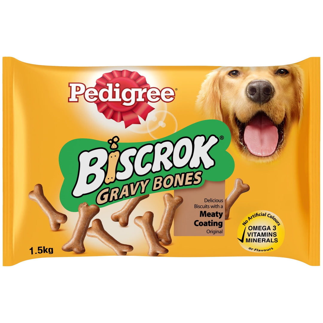 Pedigree Biscrock Original Gravy Bones Dog Treats