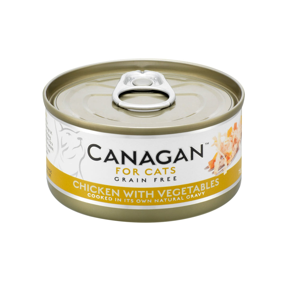 Canagan Grain Free Chicken with Vegetables Cat Food Mini Tin 75g