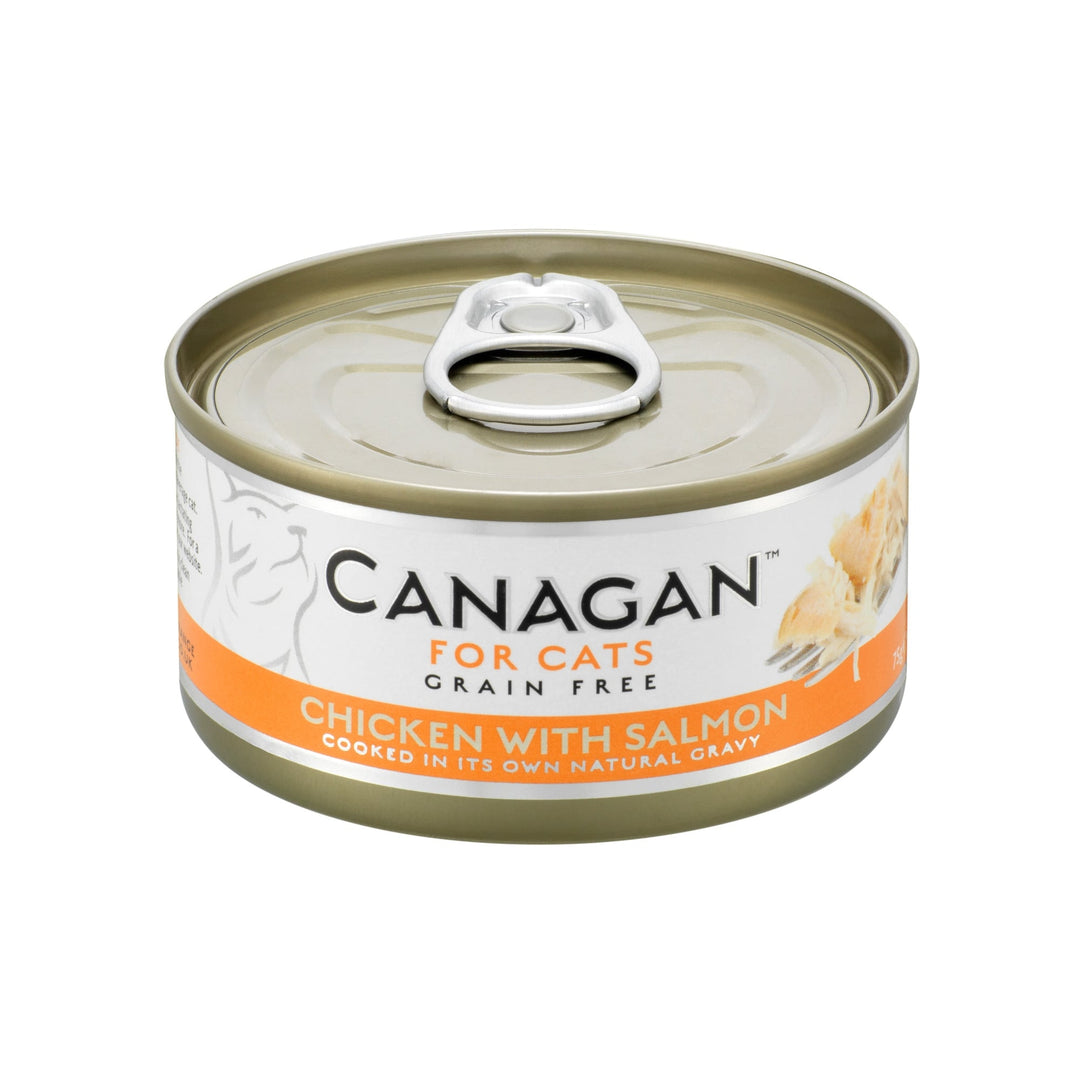 Canagan Grain Free Chicken with Salmon Cat Food Mini Tin 75g
