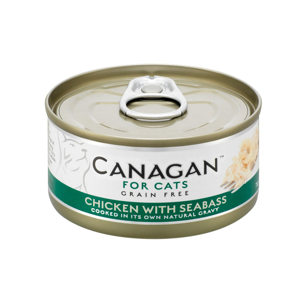 Canagan Grain Free Chicken with Seabass Cat Food Mini Tin 75g