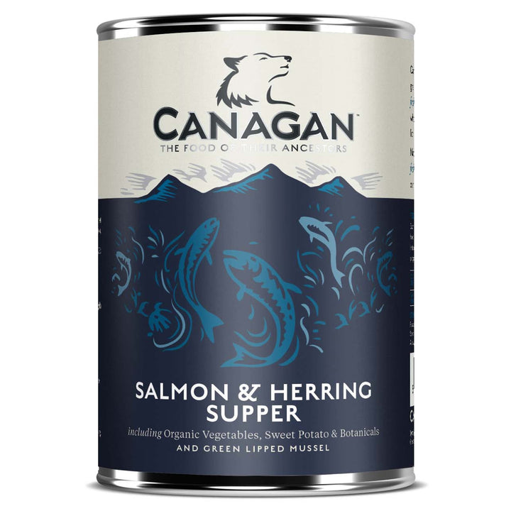 Canagan Salmon & Herring Supper Grain Free Tinned Dog Food 400g