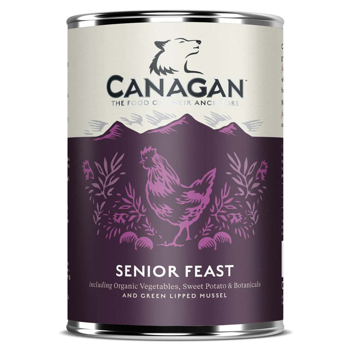 Canagan Senior Feast Grain Free Tinned Dog Food 400g