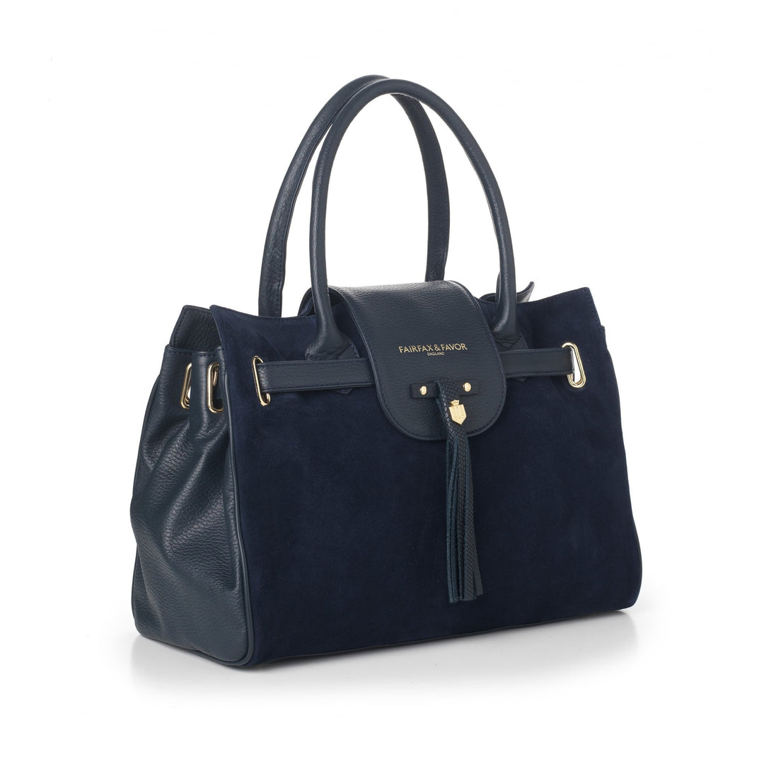 Fairfax & Favor Ladies Windsor Suede Handbag