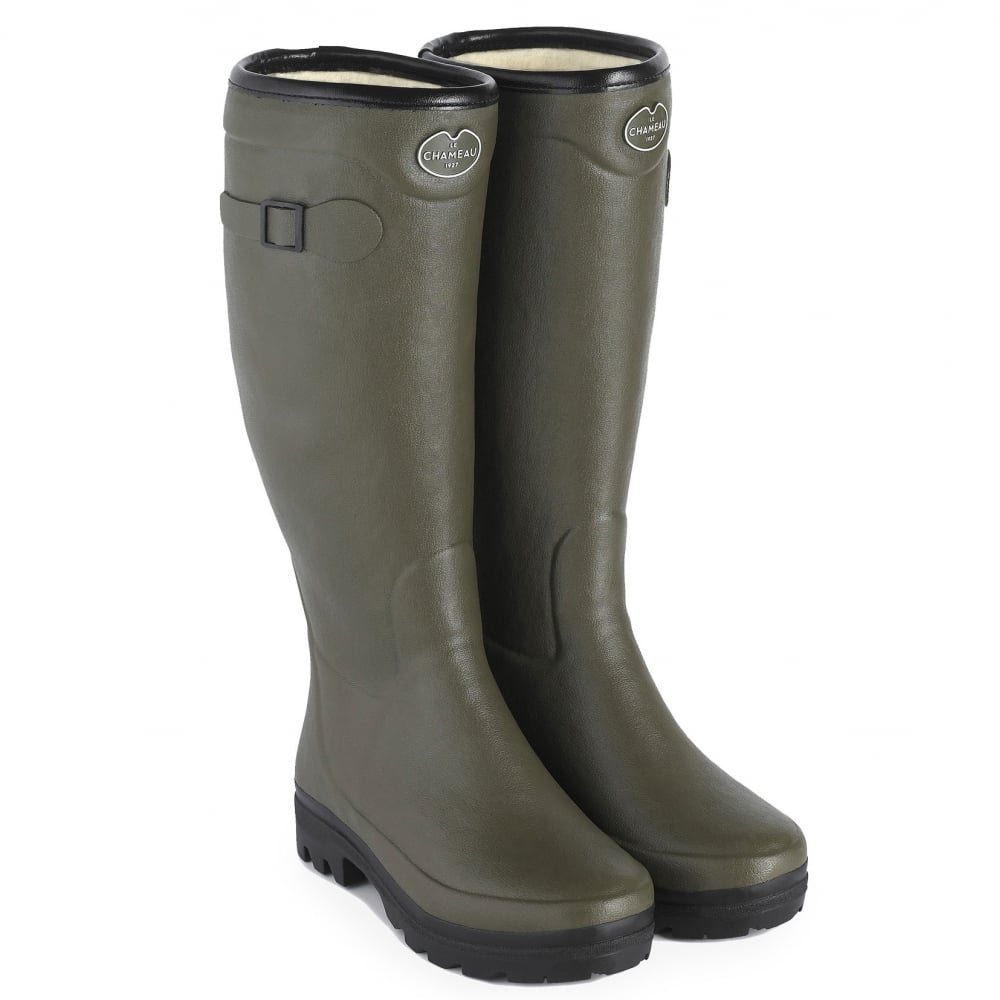 Le Chameau Ladies Country Fouree Fleece Lined Wellies