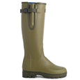 The Le Chameau Ladies Vierzonord Neoprene Lined Wellies in Brown#Brown