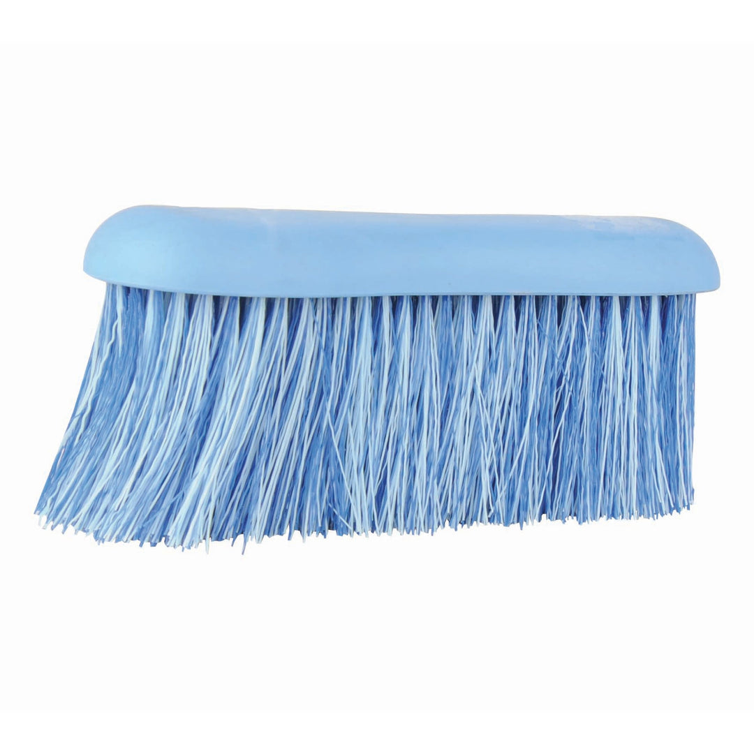 The Roma Soft Grip Long Bristle Dandy Brush in Blue#Blue