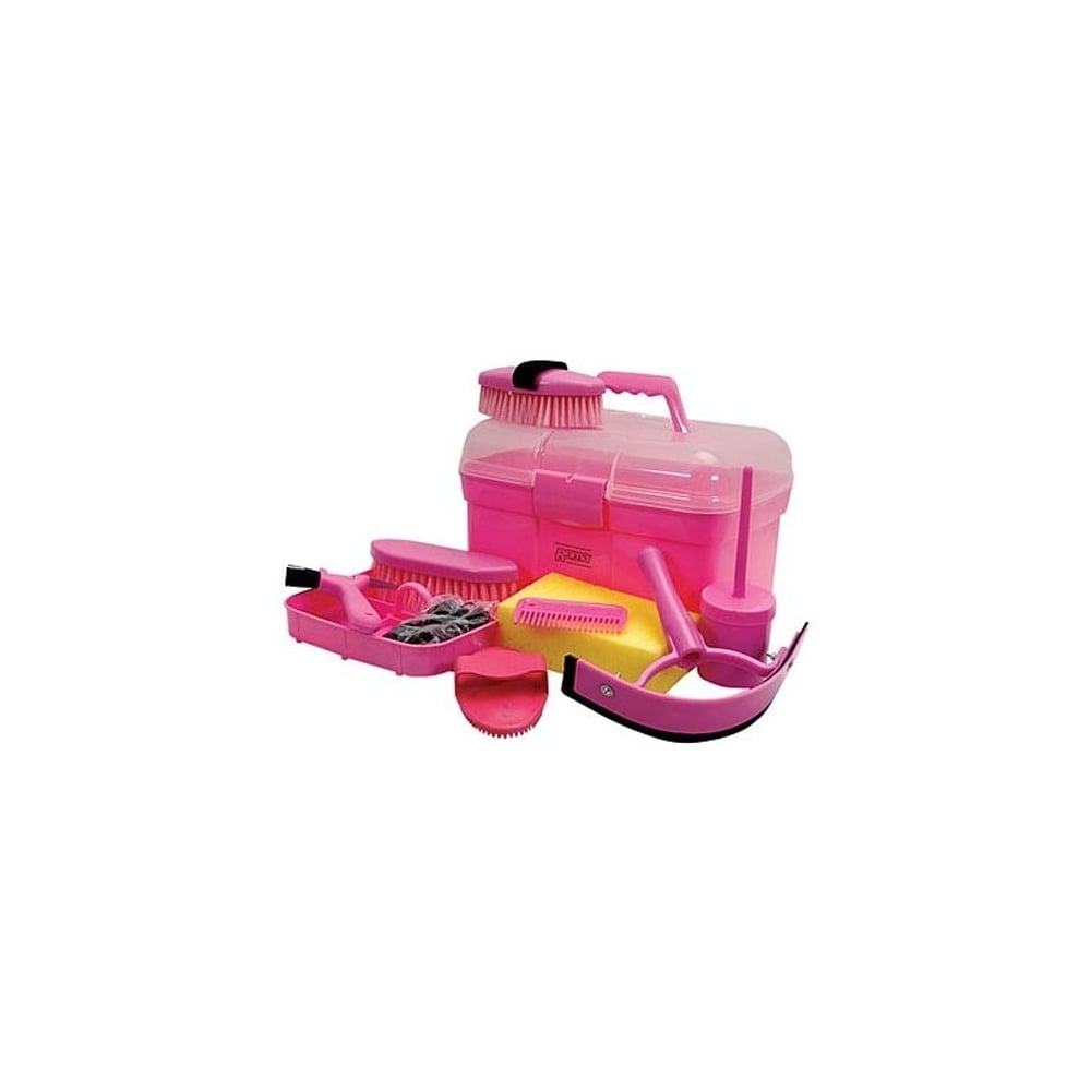 The Roma Ultimate 10 Piece Grooming Kit in Pink#Pink