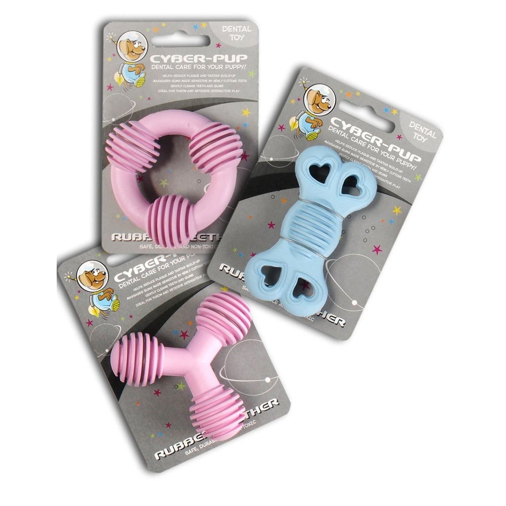 Cyber Pup Teether Shapes Puppy Chew Toy