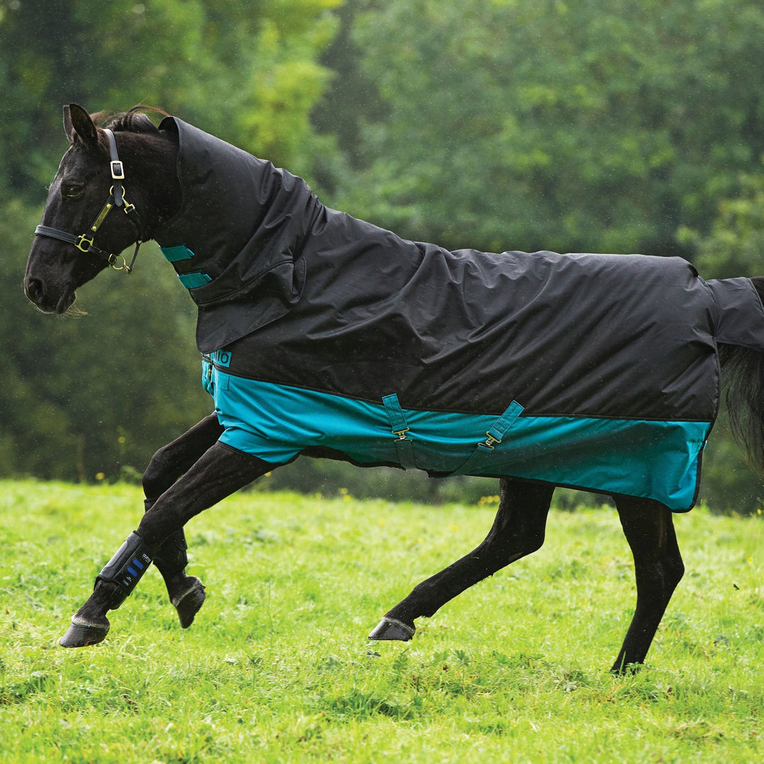 Mio All in One 200g Combo Turnout Rug#Black