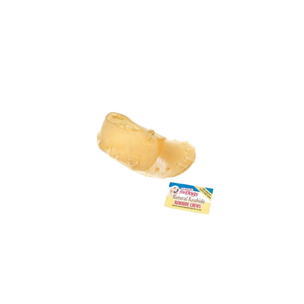 Small Rawhide Shoes Dog Treats - 10 Pack 10 x 5inch