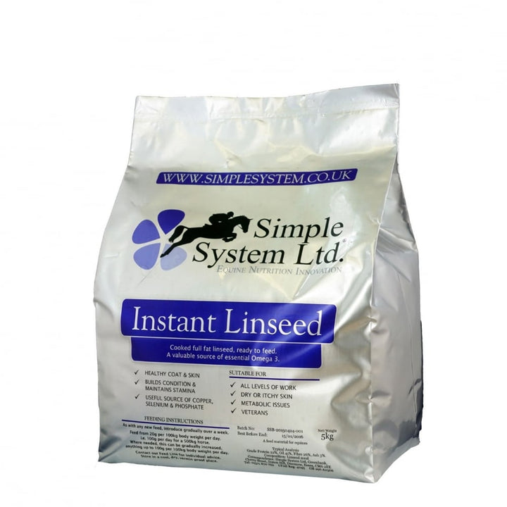 Simple System Instant Linseed Horse and Pony Supplement 5kg
