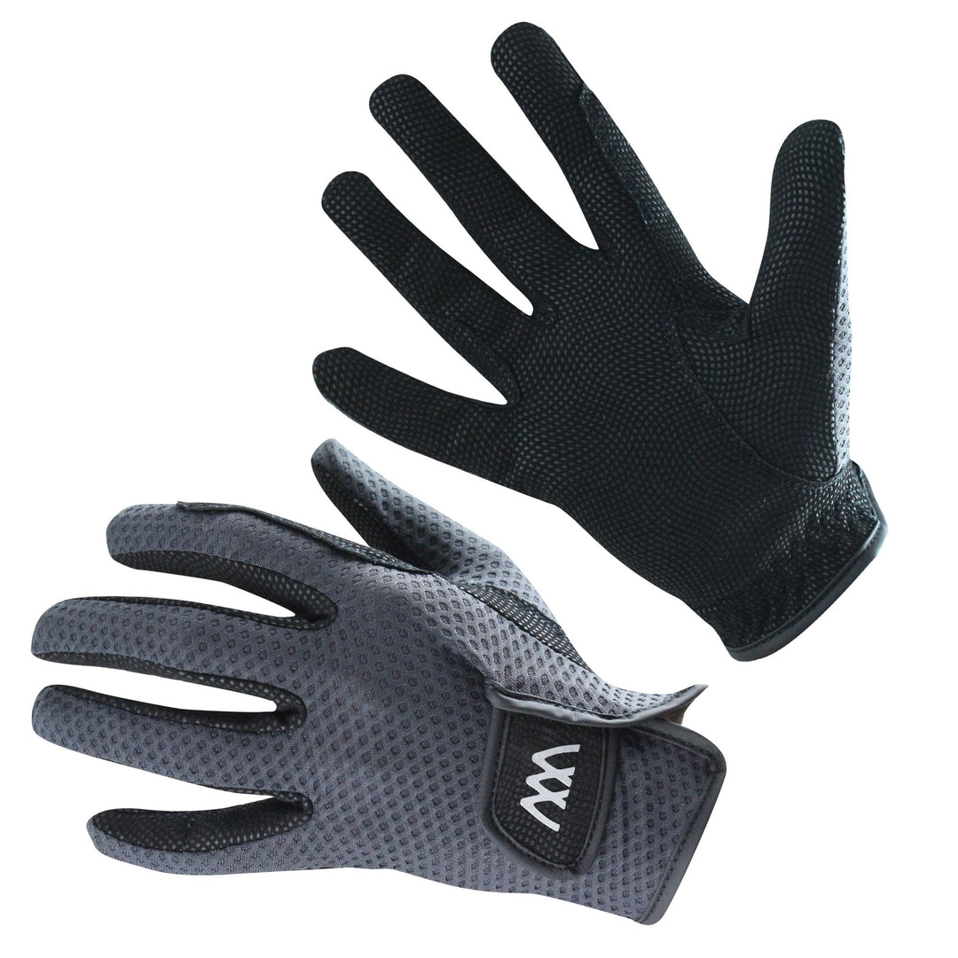 The Woof Wear Event Riding Gloves in Black#Black