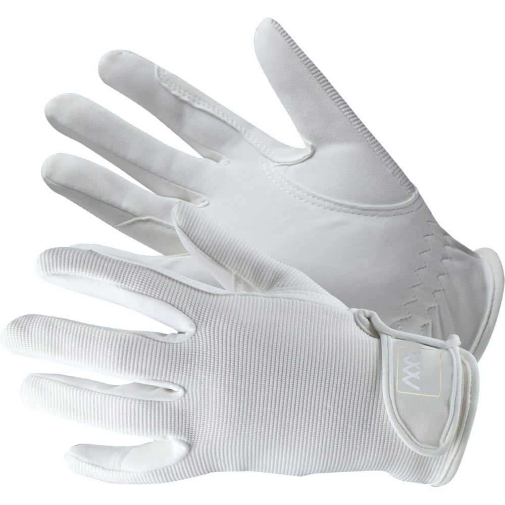 Woof Wear Grand Prix Competiton Riding Gloves in White#White