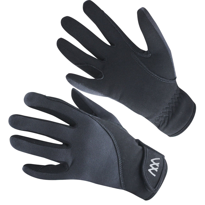 The Woof Wear Precision Thermal Riding Gloves in Black#Black
