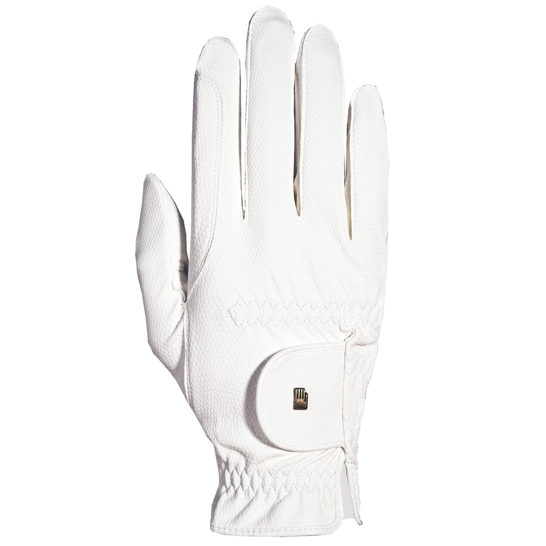 The Roeckl Roeck-Grip Chester Competition Gloves in White#White