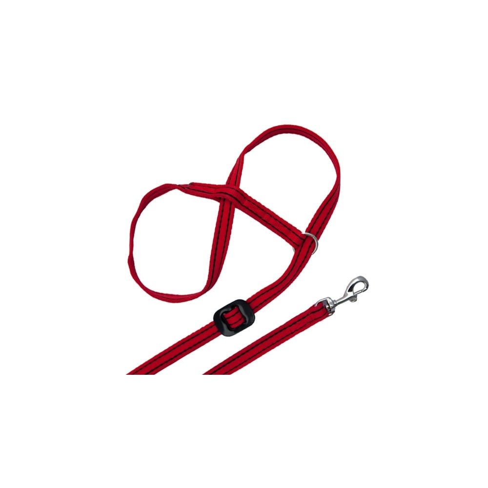 The Gencon All-in-One Clip to Collar Headcollar in Red#Red