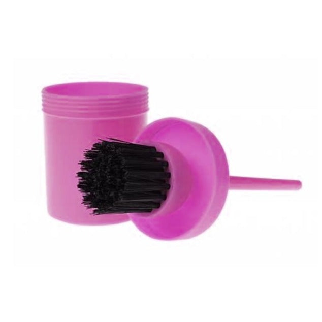 The Roma Brights Hoof Oil Brush & Bottle in Pink#Pink