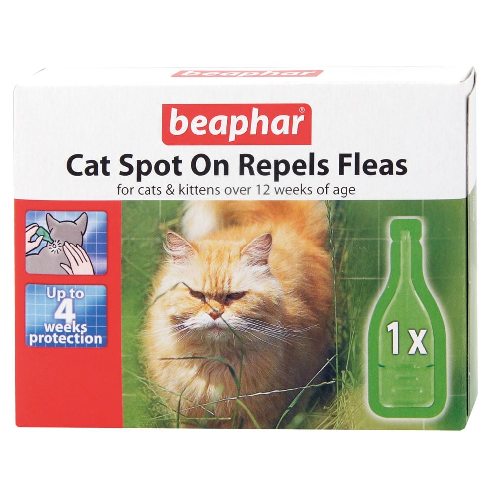 Beaphar Spot On Flea Drops for Cats 3 Pips