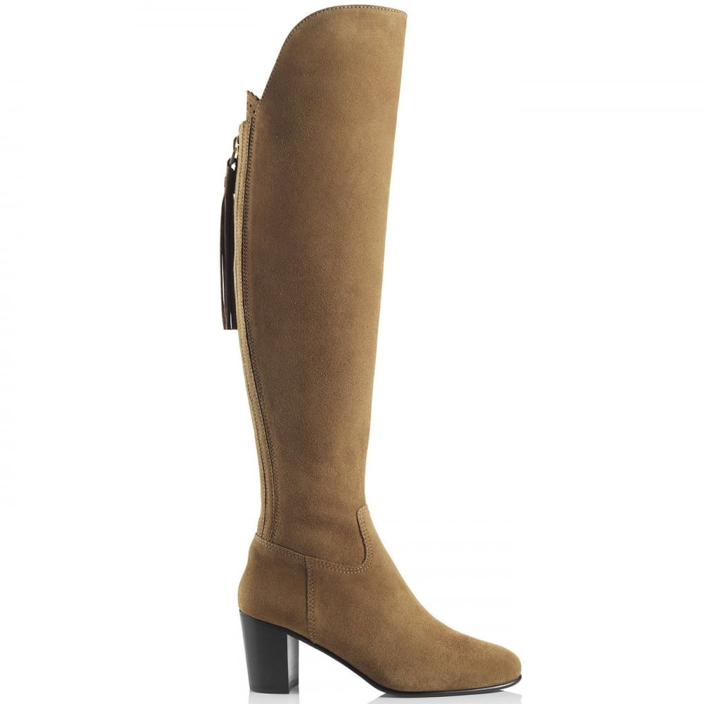 The Fairfax & Favor Ladies Amira Over The Knee Boot in Brown#Brown
