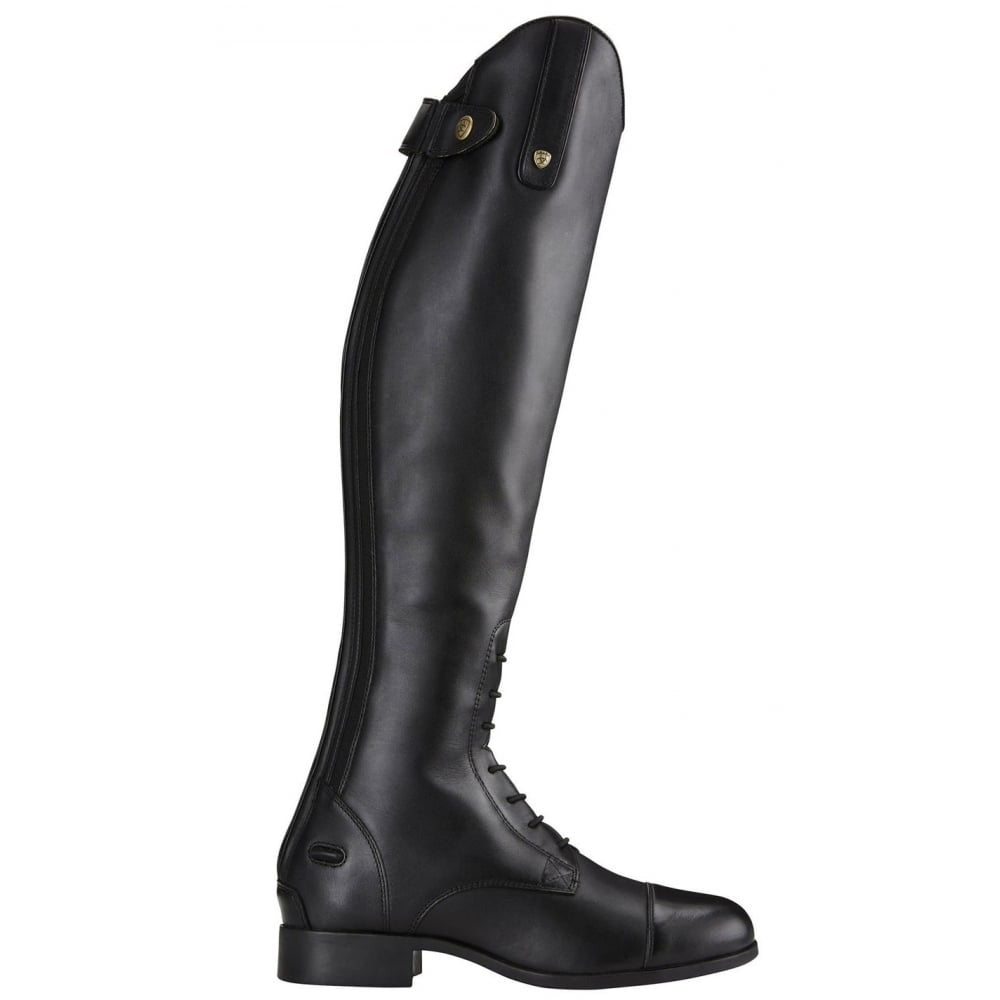The Ariat Ladies Heritage II Contour Field Zip Tall Boots in Black