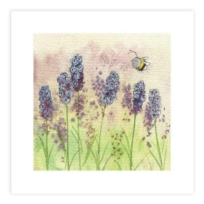 Alex Clark Mini Print - Lavender