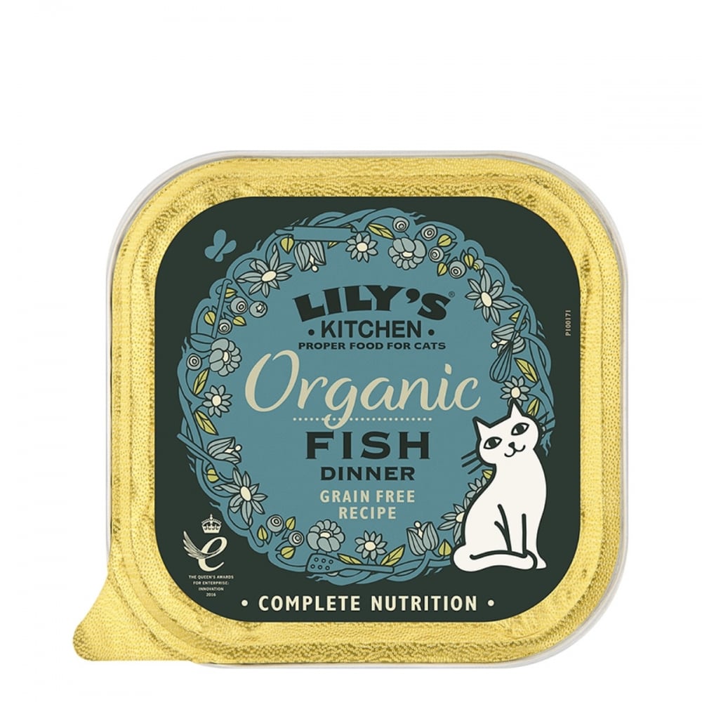 Lily's Kitchen Organic Grain Free Fish Dinner for Cats 85g