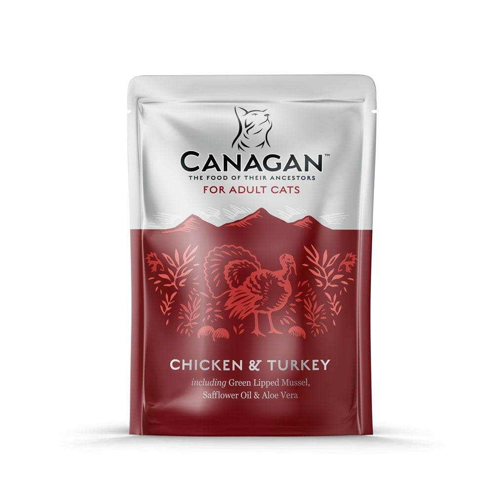 Canagan Chicken & Turkey Grain Free Cat Food Pouch 85g