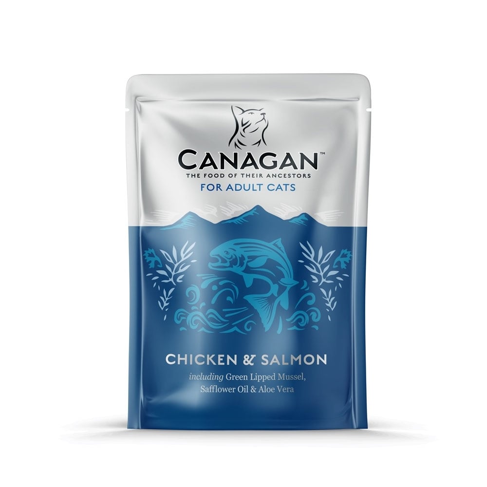 Canagan Chicken & Salmon Grain Free Cat Food Pouch 85g
