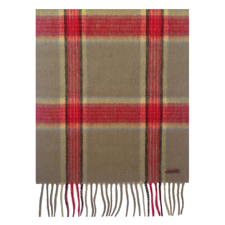 Hortons Hexham Country Scarf#Red