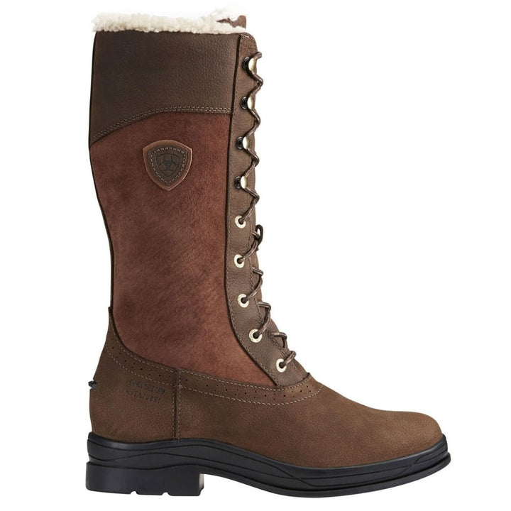 The Ariat Ladies Wythburn H20 Insulated Boots in Brown#Brown