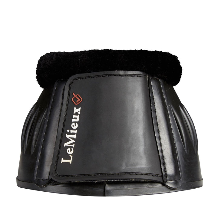 The LeMieux ProSport Rubber Bell Boots With Fleece in Black#Black