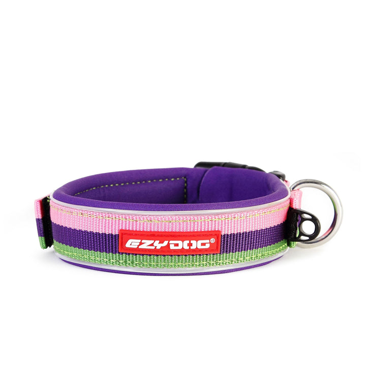 EzyDog Classic Neoprene Dog Collar in Stripe#Stripe