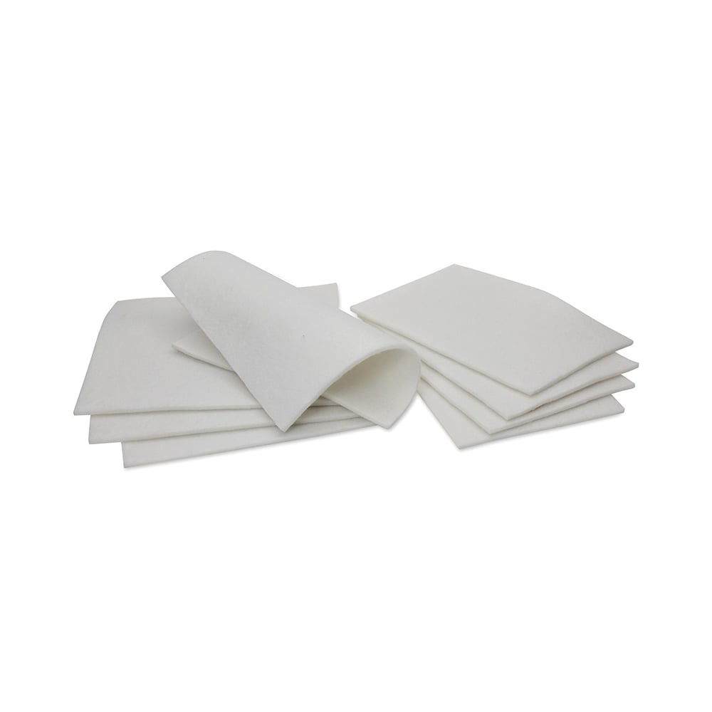 The Shires Bandage Pads - Pack of 4 in White#White