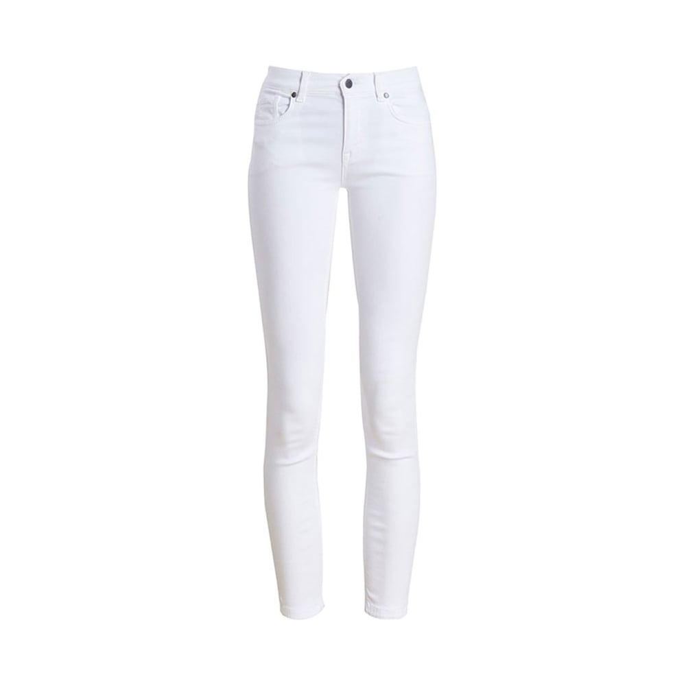 Barbour Ladies Essential Slim Trouser#White