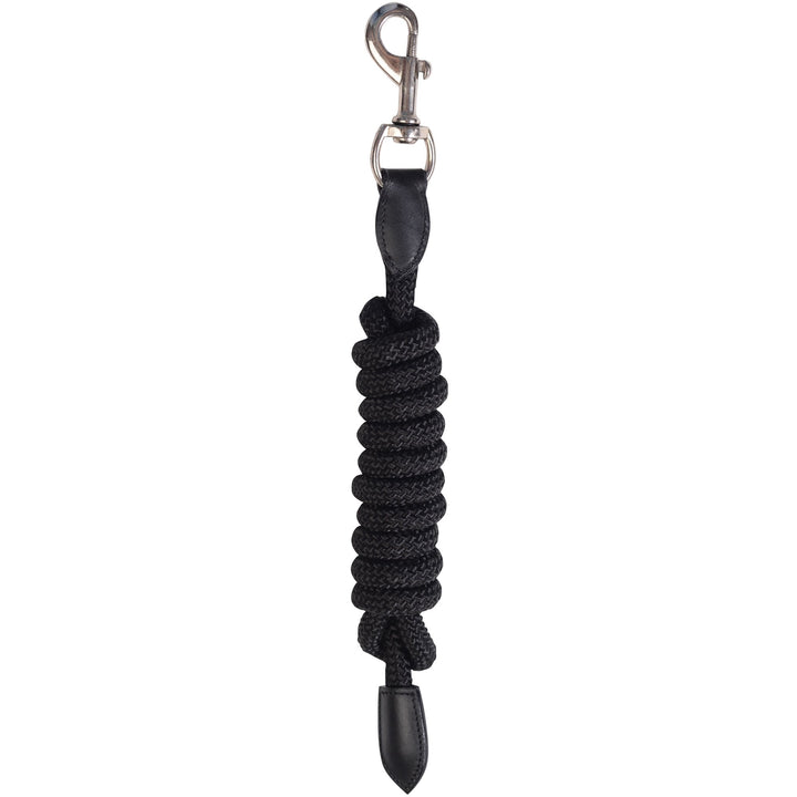 The Kincade Leather Rope Lead in Black#Black