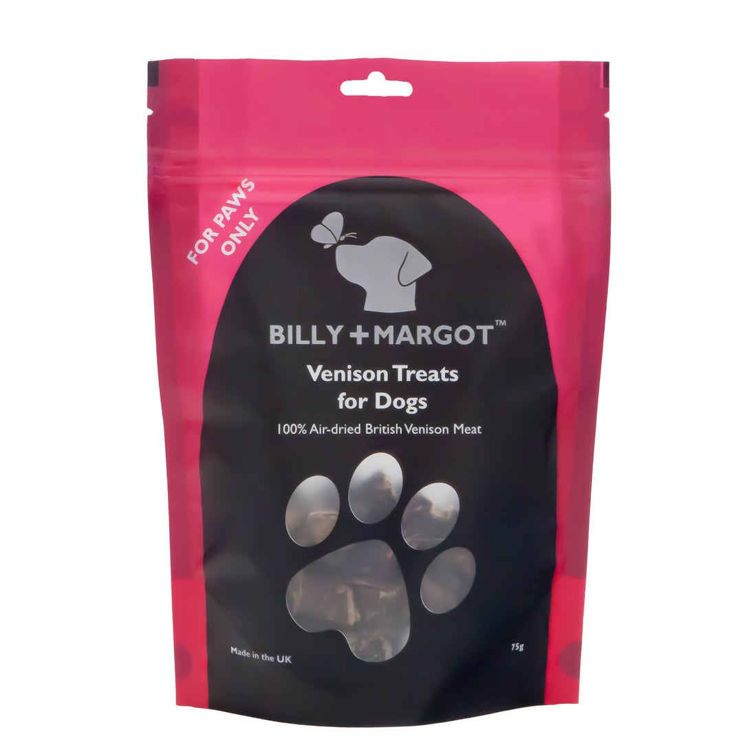 Billy & Margot Venison Treats For Dogs 75g