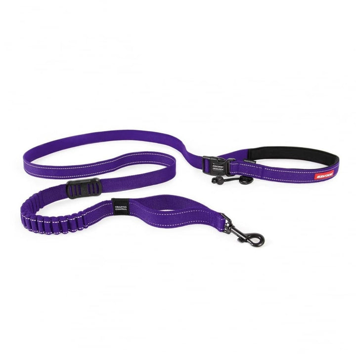 EzyDog Road Runner Zero Shock 7ft Dog Lead in Lilac#Lilac