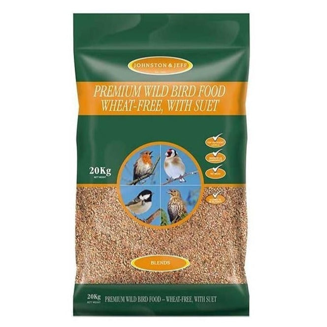 Johnston & Jeff Premium Wheat Free Wild Bird Food 20kg