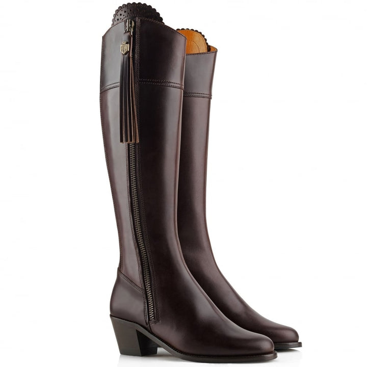 Fairfax & Favor Ladies Regina Leather Heeled Boot