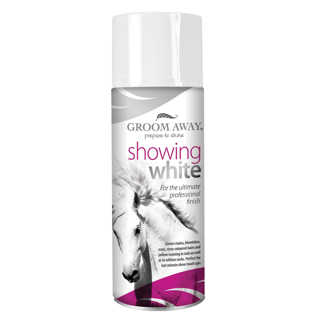 Groom Away Showing Spray in White#White