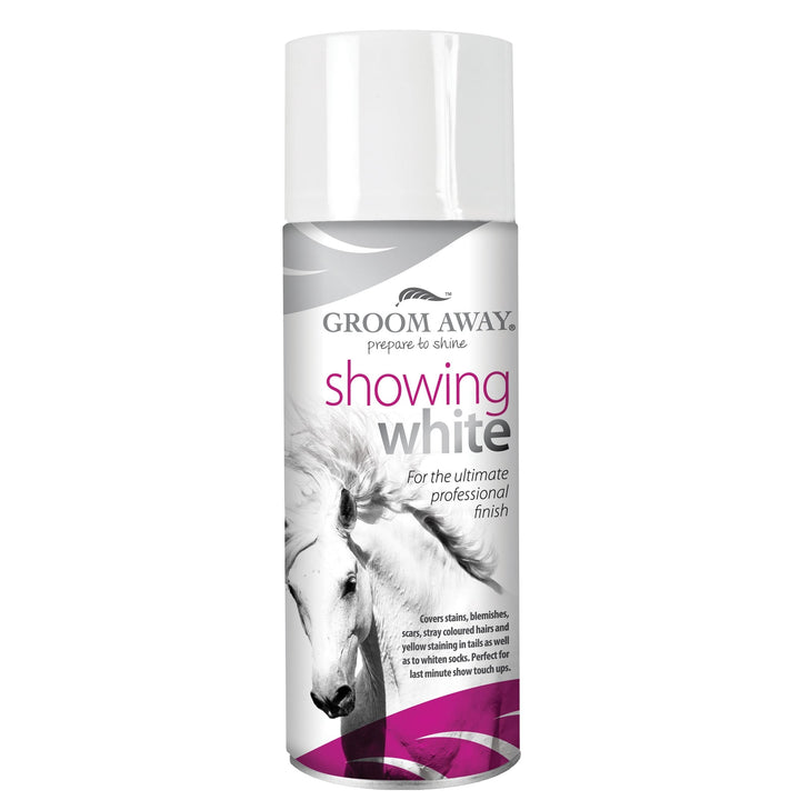 Groom Away Showing Spray in White#White