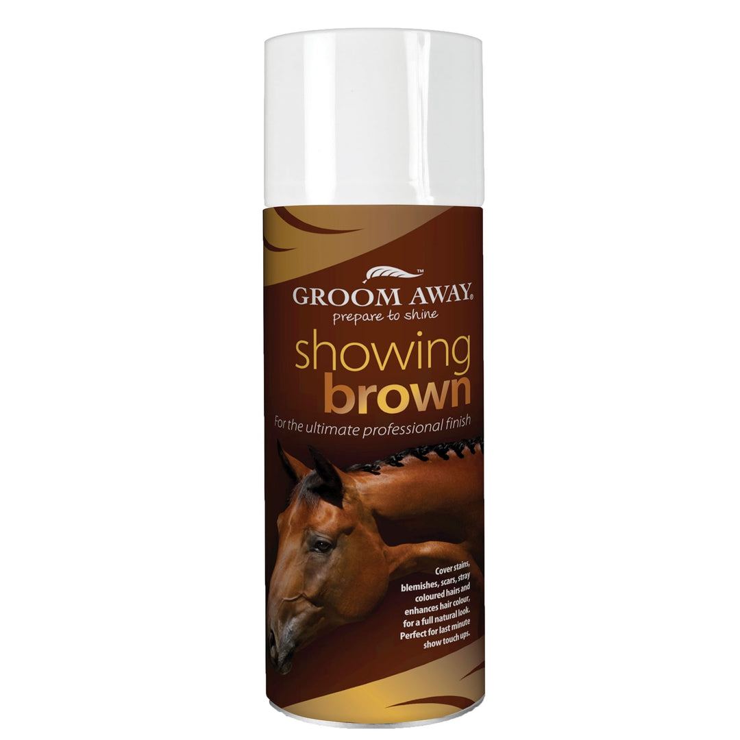 Groom Away Showing Spray in Brown#Brown