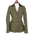 The Aubrion Ladies Saratoga Tweed Jacket in Green#Green