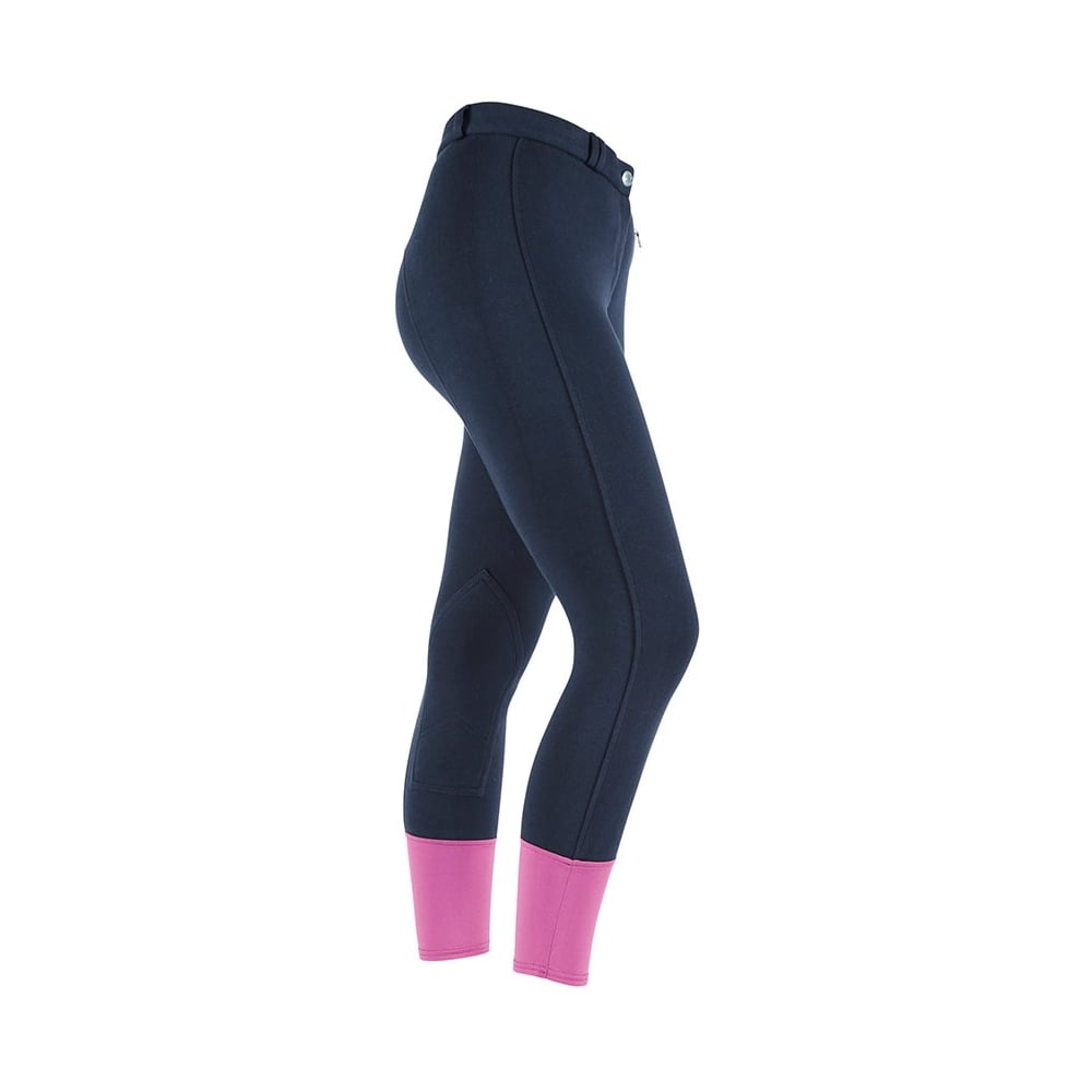 Shires Ladies Wessex Breeches With Lycra Sock#Navy