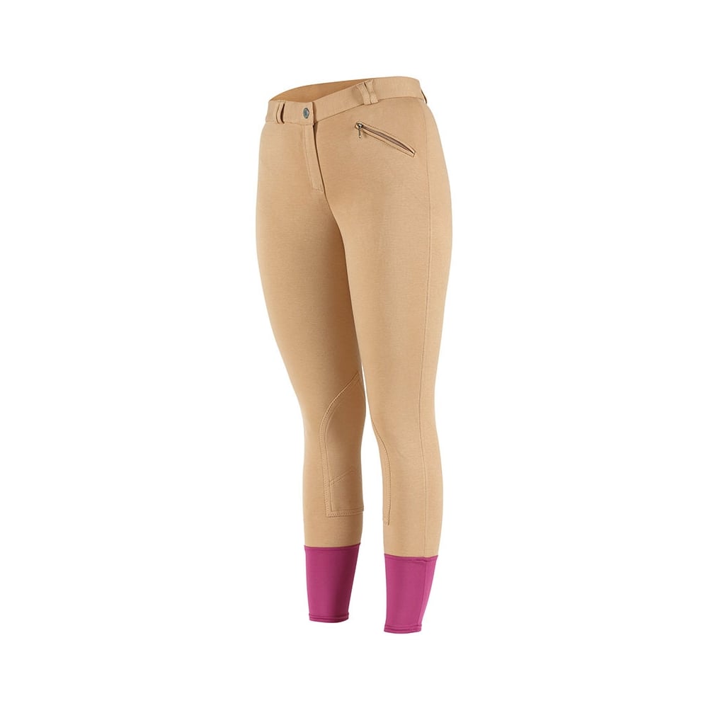 The Shires Ladies Wessex Knitted Breeches in Beige#Beige