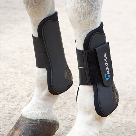 The Shires Arma Tendon Boots in Black#Black