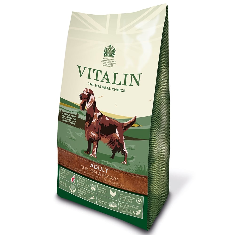 Vitalin Adult Dog Food with Chicken & Potato 2kg